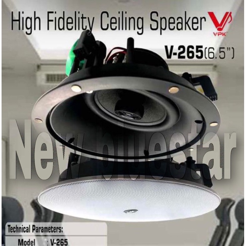 Speaker Ceiling VPK V 265 Original Speaker Plafon VPK V265 6.5 inch