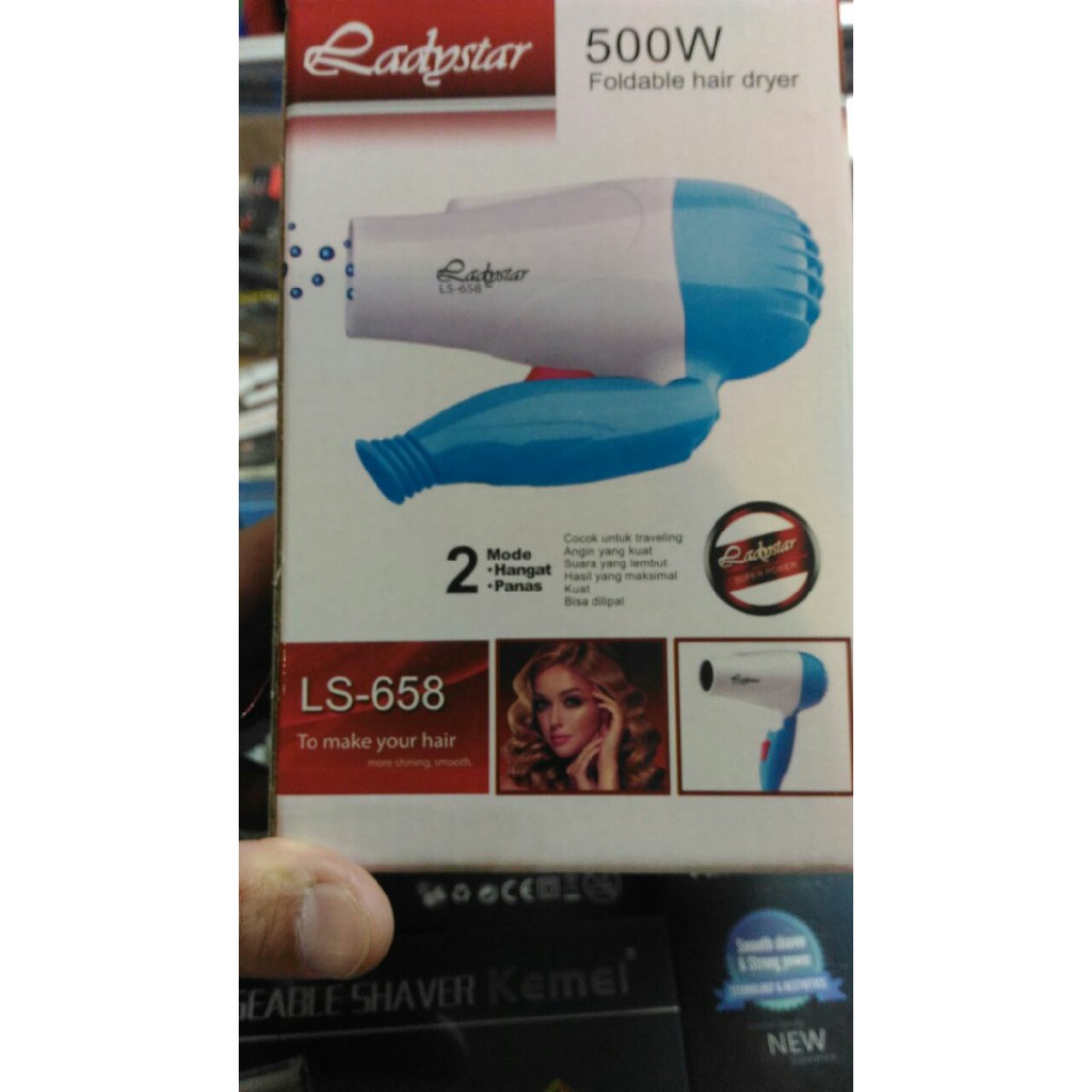 PROMO HAIR DRYER LADYSTAR LIPAT TERMURAH/ PENGERING RAMBUT LADYSTAR