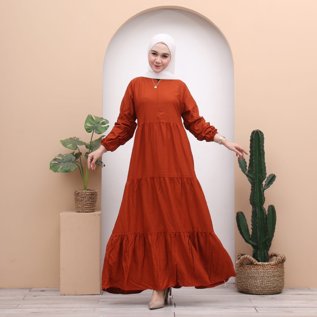 Twil Ori | Gamis Twil Polos | Gamis Susun | Gamis Busui | Gamis canda Polos