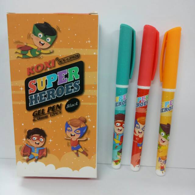 

Pulpen gel Super Hero KOXI