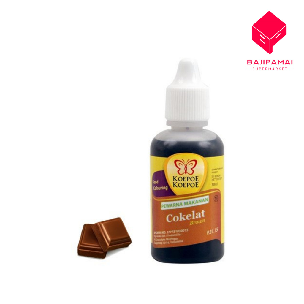 

KOEPOE KOEPOE PEWARNA MAKANAN COKELAT 30ML