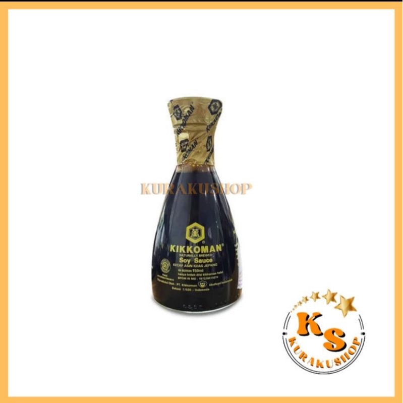 

KIKKOMAN SOY SAUCE KECAP ASIN JEPANG 150ML BOTOL DISPENSER