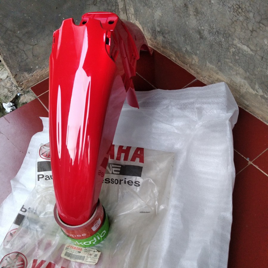 SPACKBOARD DEPAN MERAH VRC JUPITER Z CW 5TP ORI YGP SPAKBOR SLEBOR FRONT FENDER