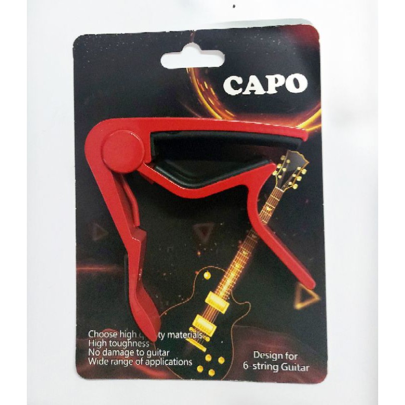 Capo gitar /ukulele / penjepit senar / penjepit gitar aluminum alloy