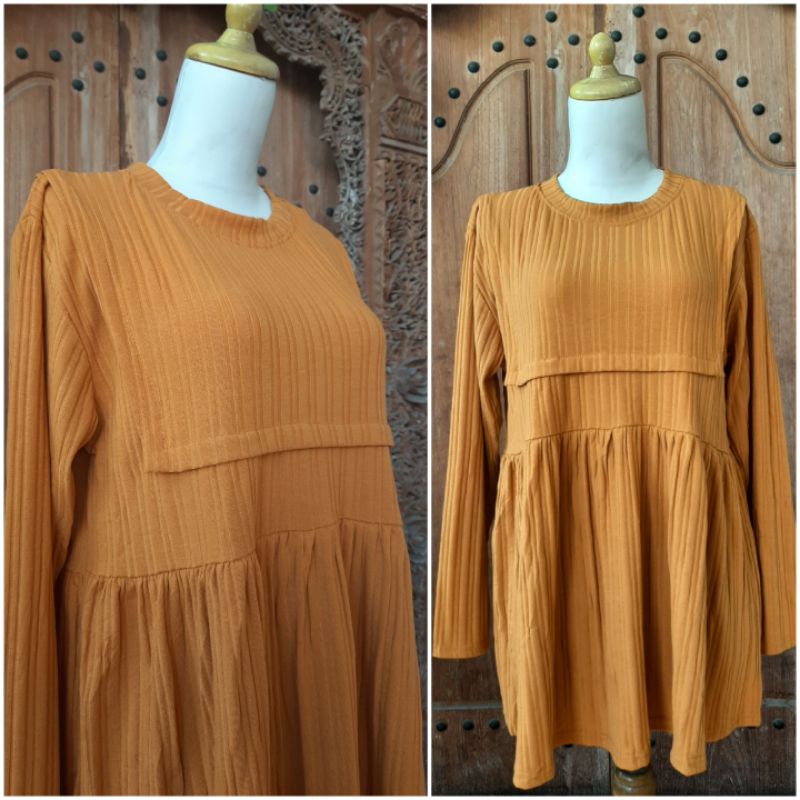 BLUS KNIT JUMBO | ATASAN RAJUT JUMBO TERMURAH