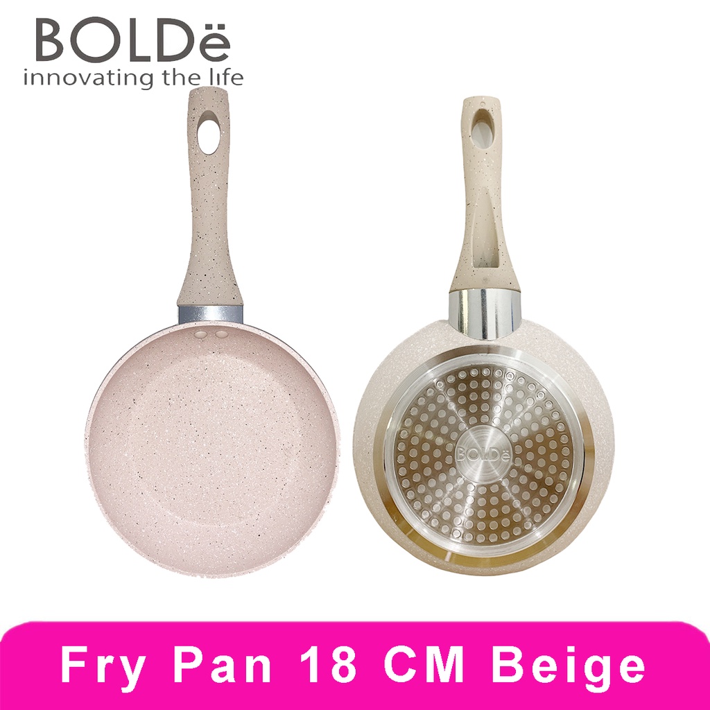 Frypan Superpan BOLDe Penggorengan Wajan 18 CM BOLDe Beige Superpan