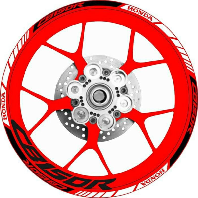 Stiker cb150r Sticker velg Sticker velk Lis velg List velg honda cb150r satu set.