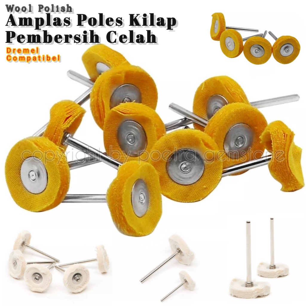 Premium Wool Polish Amplas Poles Kilap Pembersih Celah