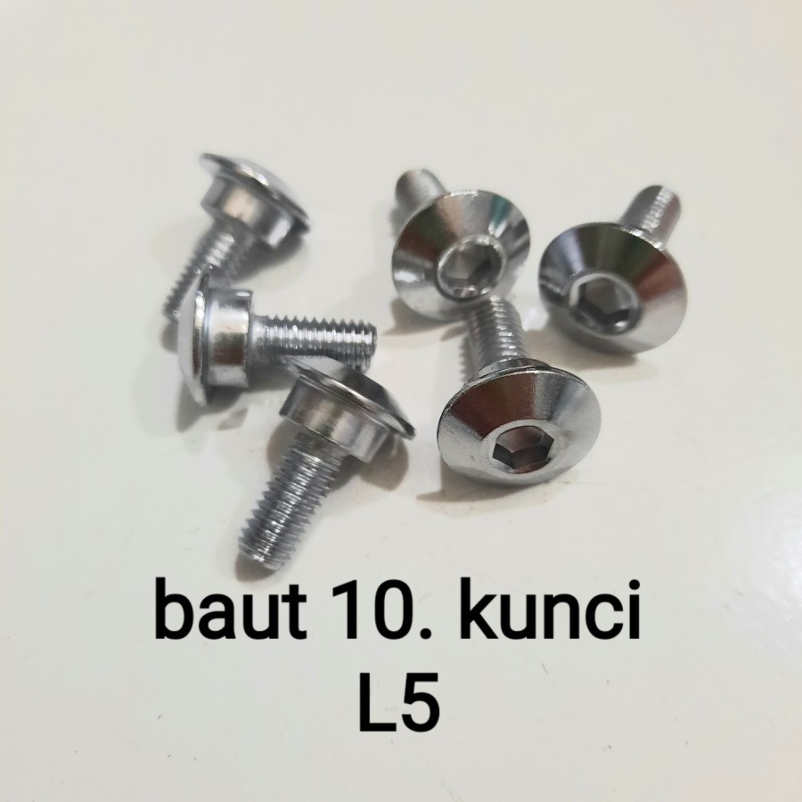 baut 10 tingkat. kunci L5