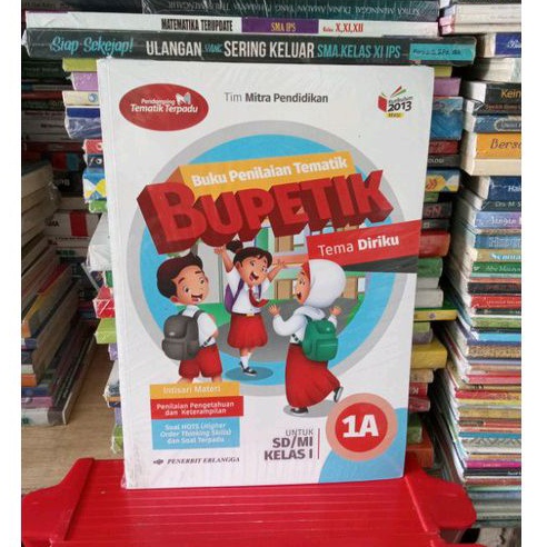 BUKU BUPETIK TEMA DIRIKU 1A UNTUK SD/,MI KELAS 1 ERLANGGA