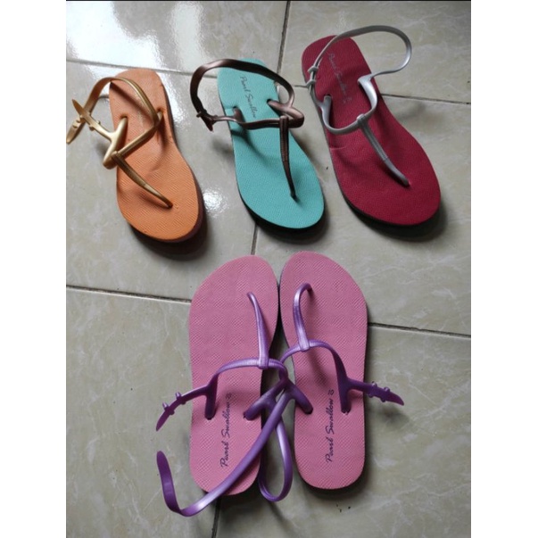 Sandal Travel Tali Belakang pearl swallow