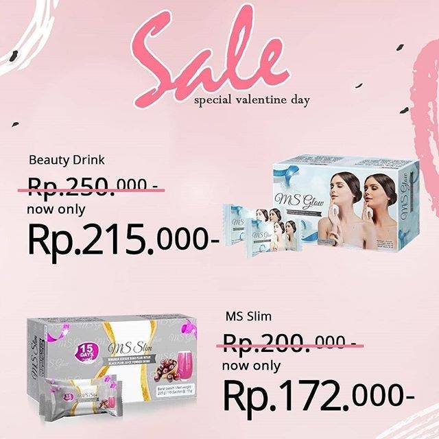 PROMO DISKON 14% PRODUK BEAUTY DRINK DAN MS SLIM