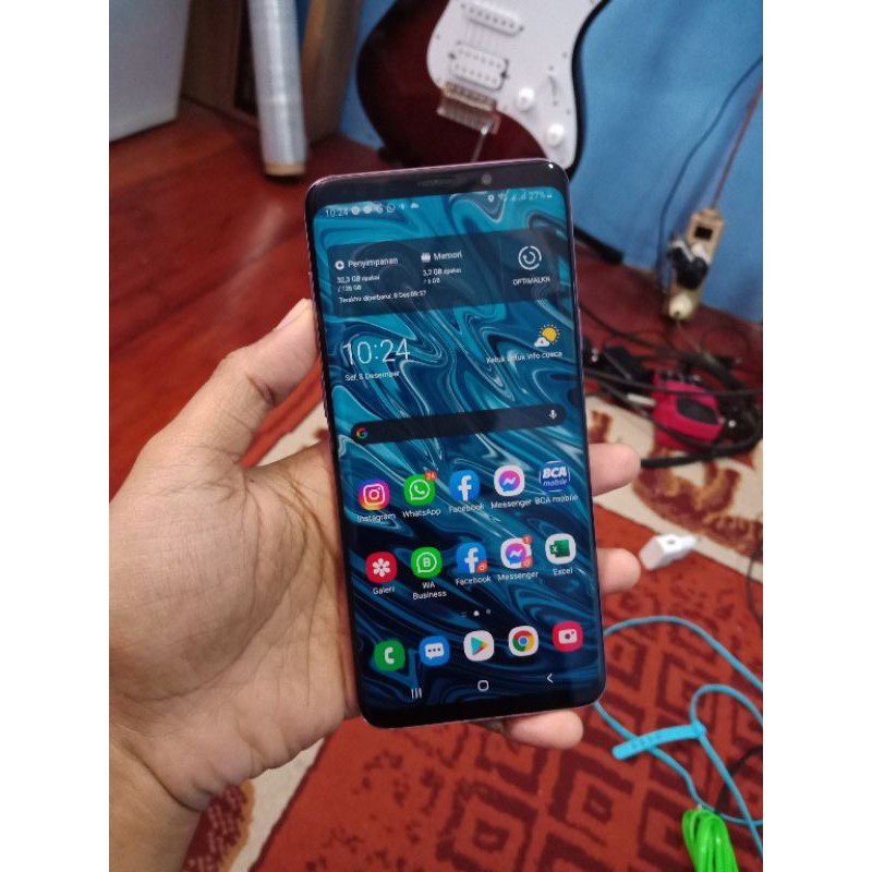 Handphone Hp Samsung Galaxy S9+ S9 Plus 6/64 6/128 6/256 Ex SEIN Second Seken Bekas Murah