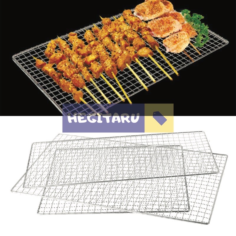 PANGGANGAN KAWAT PANGGANGAN AYAM IKAN DAGING ALAT PANGGANG KAWAT BBQ TATAKAN KAWAT JARING PANGGANG
