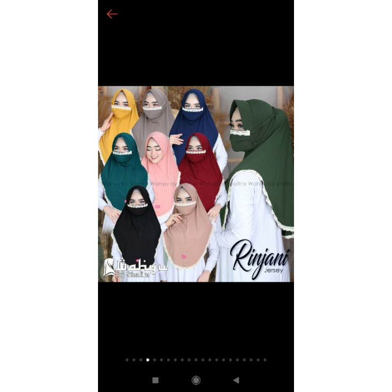 RINJANI HIJAB INSTAN MASKER WAHYU BY SHAFIRA