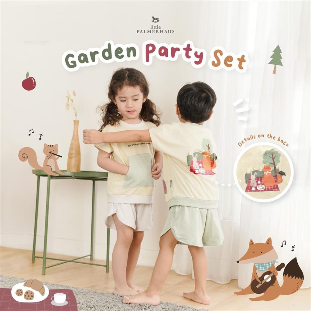 LITTLE PALMERHAUS (1stel) Garden Party Set / Stelan Anak Pendek