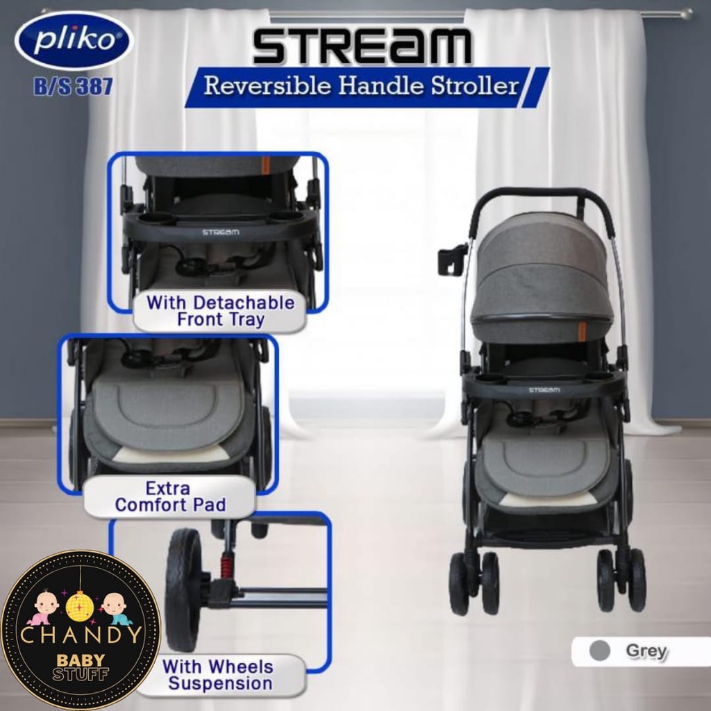 STROLLER BAYI PLIKO FALCON BS 390, STREAM 387, 397R