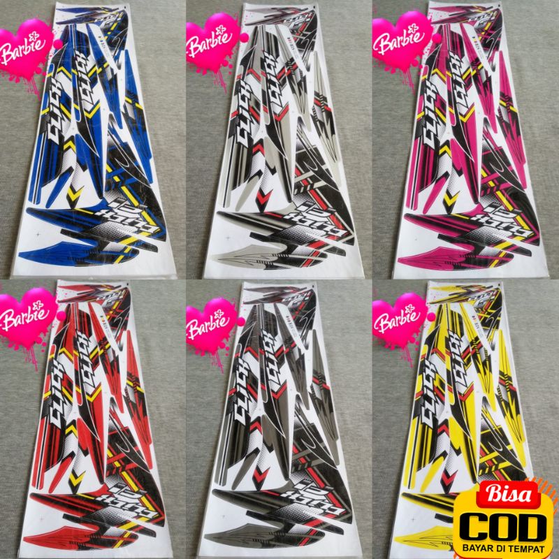(BISA COD) Striping Stiker Lis Thailand Variasi Motor Honda Vario 110 fi Led Click