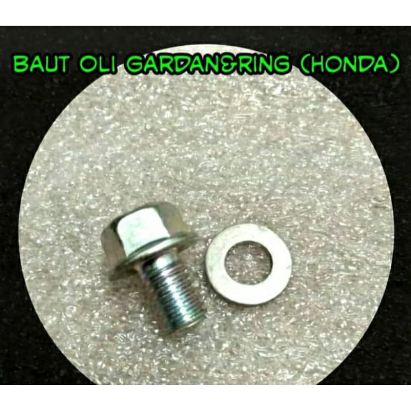 Baut Oli Gardan dan Ring Honda