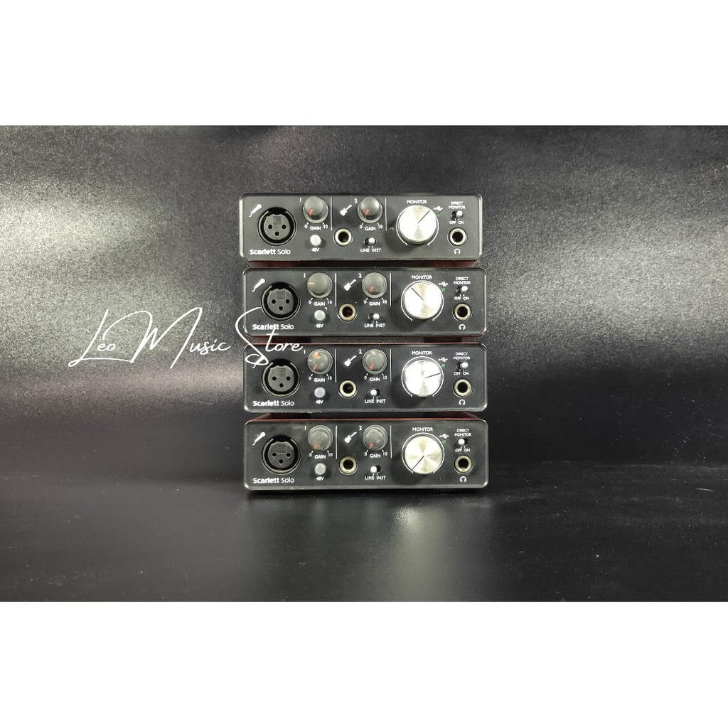 focusrite Scarlett solo 2nd gen soundcard recording