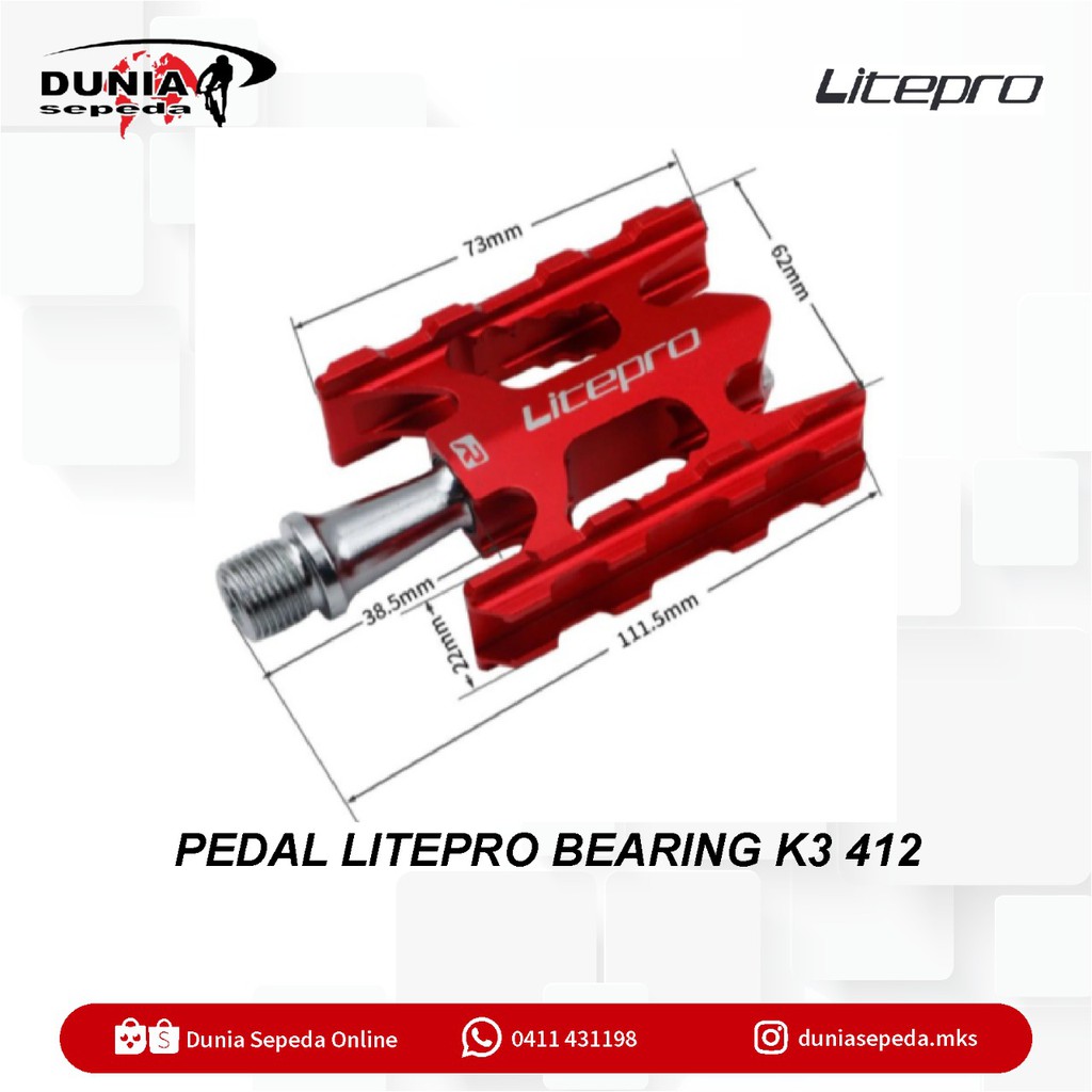 PEDAL SEPEDA LITEPRO