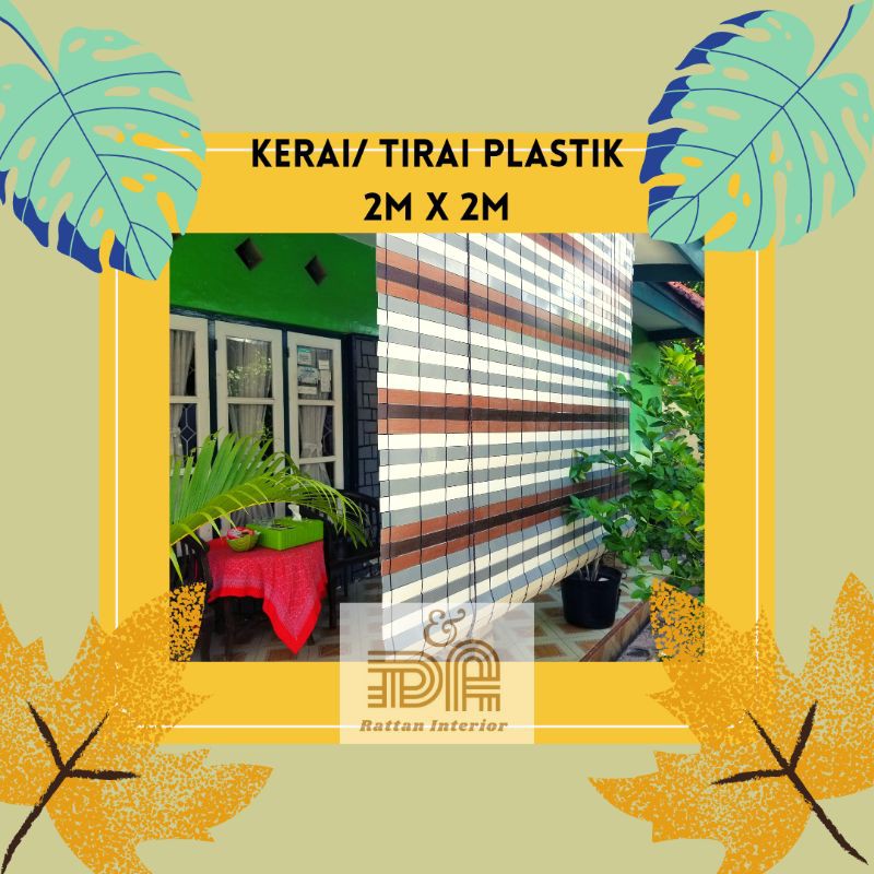 Tirai /Kerai Plastik Penghalang Sinar Matahari