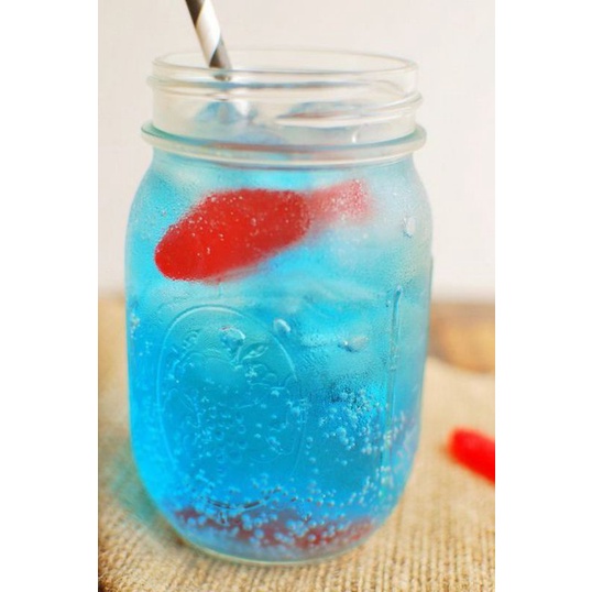 Gelas Jar Motif Tanpa Tutup/Gelas Jar Kaca/Gelas Gagang/Gelas Toples/Stopples Jar