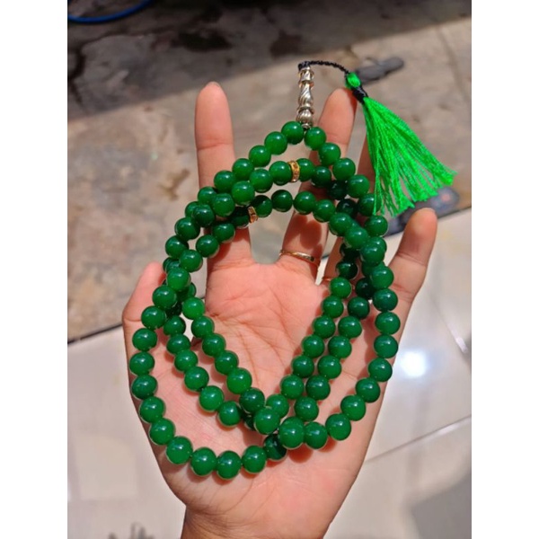 tasbih 99 batu giok aceh