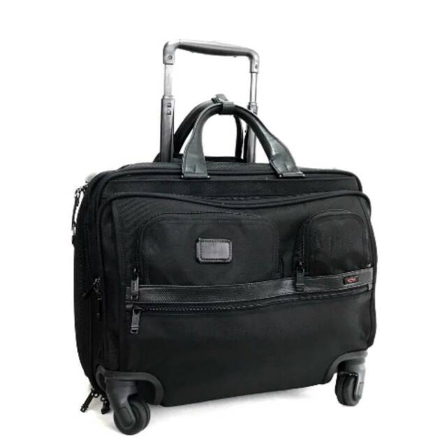 Tumi Alpha 4 Wheeled Deluxe Brief koper original tas kerja suitcase authentic asli