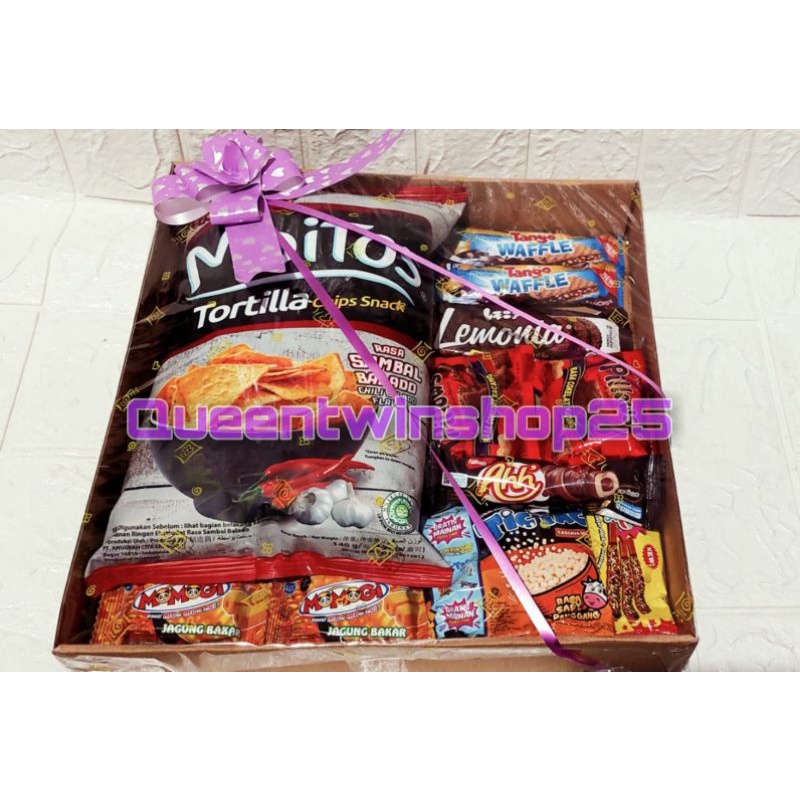 

PAKET HAMPERS /PARCEL SNACK UKURAN BOX 40X40