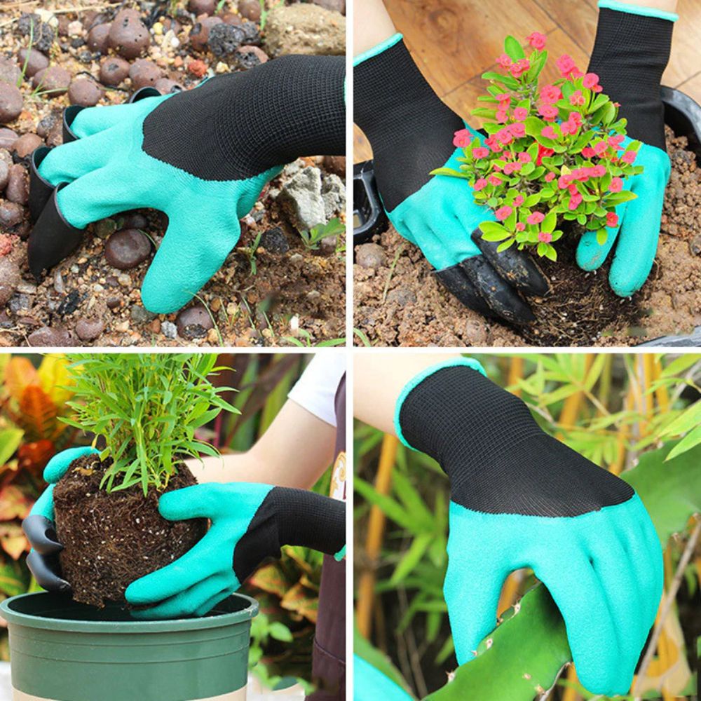 MARKETBIX Garden Genie Gloves Sarung Tangan Kebun Sarung Tangan Cakar peralatan untuk Berkebun