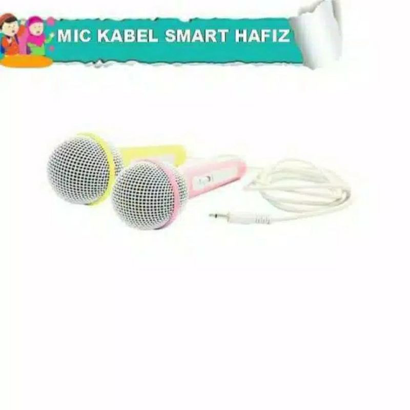 Mic Kabel dan Remote Ori Smart Hafiz Pink/Kuning/Biru Satuan Merk Alqolam versi 1 2 3 4 dan wireless mic