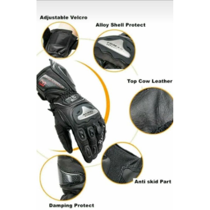 sarung tangan touring vemar