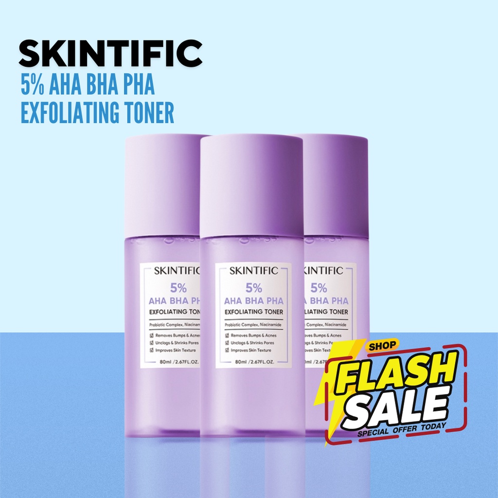 Jual PROMO SKINTIFIC - 5% Aha Bha Pha Exfoliating Toner (ORIGINAL ...