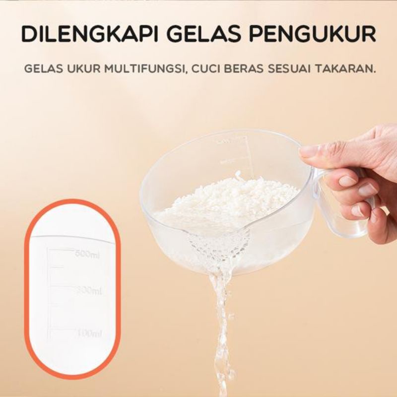 Samono SRB001 Rice Bucket Dispenser Beras Kapasitas 10kg