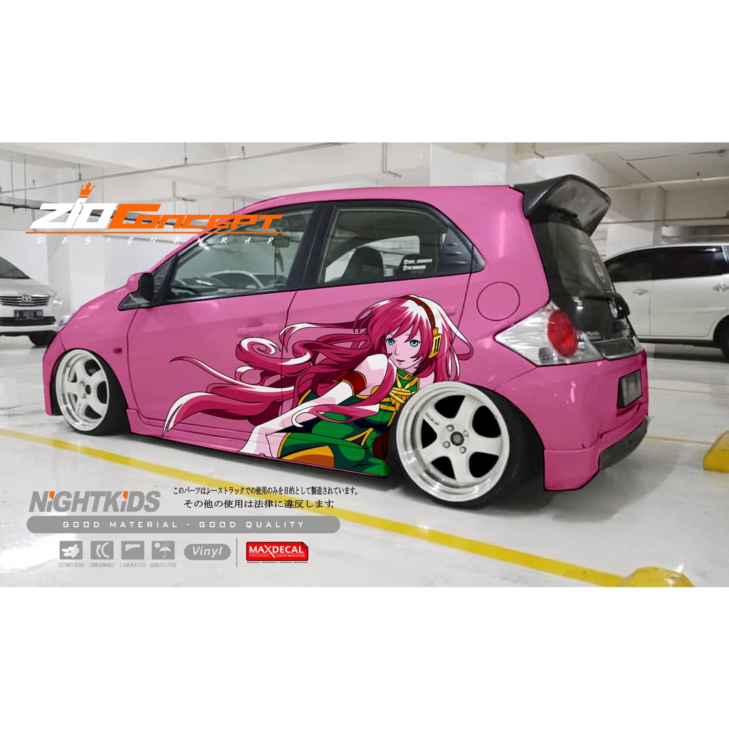 STIKER DECAL MOBIL BRIO DECAL BRIO CEWEK