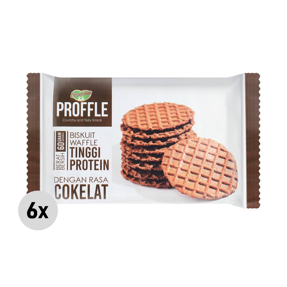 

Proffle Cokelat 60g x 6 pcs