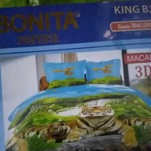 Sprai Bonita 3d Motif Rainbow Ukuran 180x200