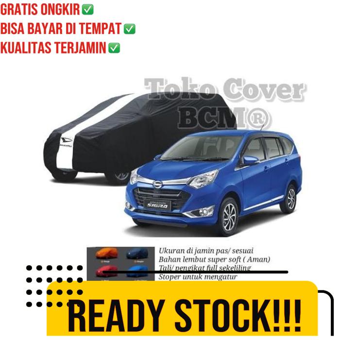 Cover Sarung Mobil Daihatsu Sigra 2019 Premium Variasi List Garis