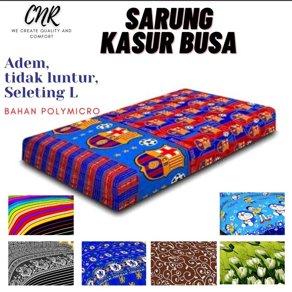 Sarung kasur busa tidur ( sarungnya saja tanpa busa) ukuran kasur busa double / besar, bahan adem