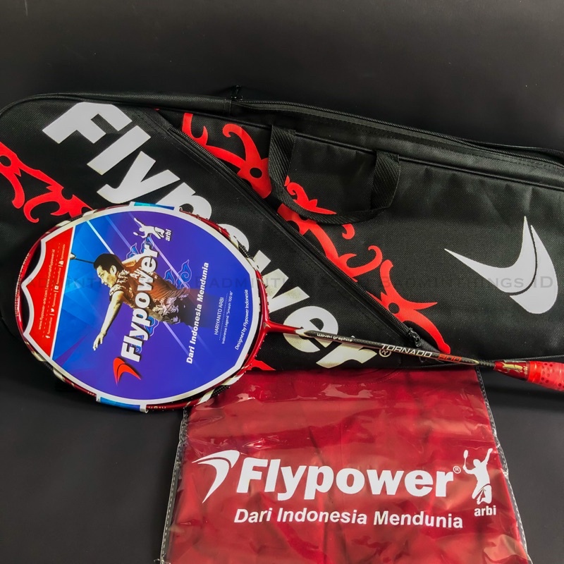Flypower Tornado 800 Baru Original | Raket Badminton FP T800