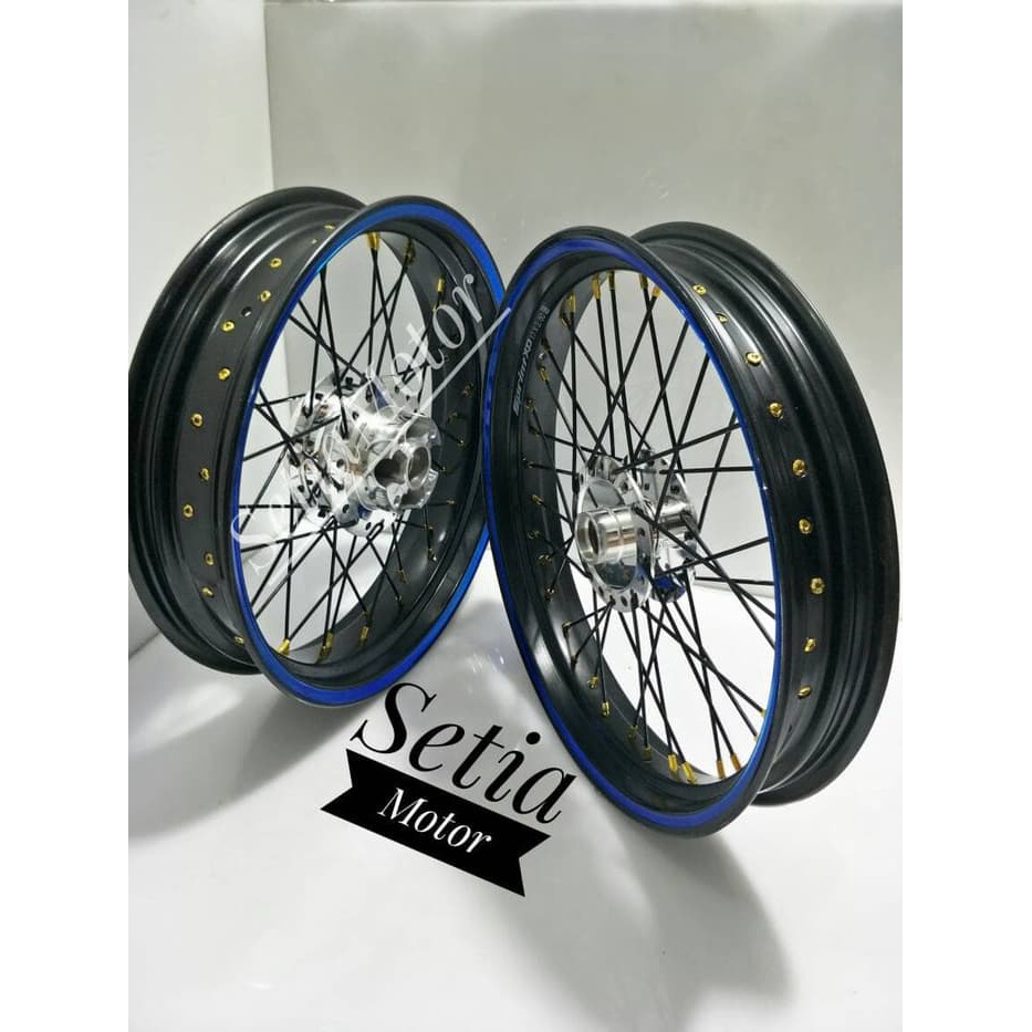 Velg Jari Jari Paket - Motor Klx 150 - Dtracker - Bf - Supermoto 17 - Variasi Motor