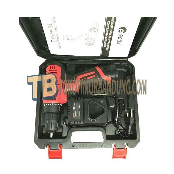 Mesin Bor Cordless BETON Impact Drill Set EDON ED3-1210 12V NRT-PRO