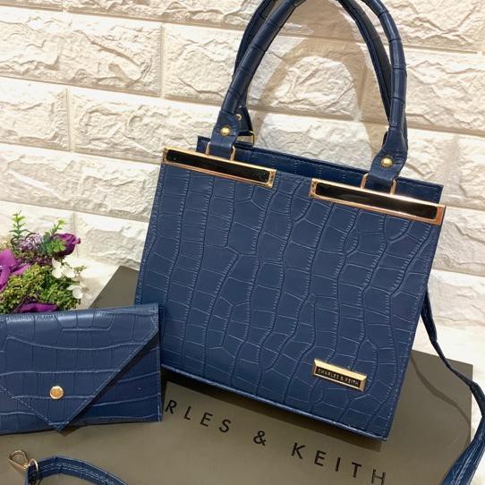 COD TAS TENTENG WANITA CK JOURS CROCO SET DOMPET KUALITAS IMPORT / TAS BATAM JAMJO Terlaris