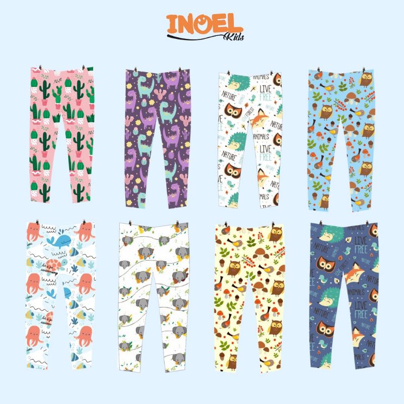 Inoel Kids Legging Anak Perempuan 0-10 Tahun Motif Lucu