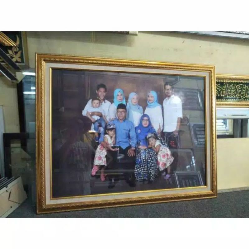 Bingkai Frame Pigura Foto Prewedding Besar 40x60cm 17r Warna Gold Silver Putih Pajangan Rumah Shopee Indonesia