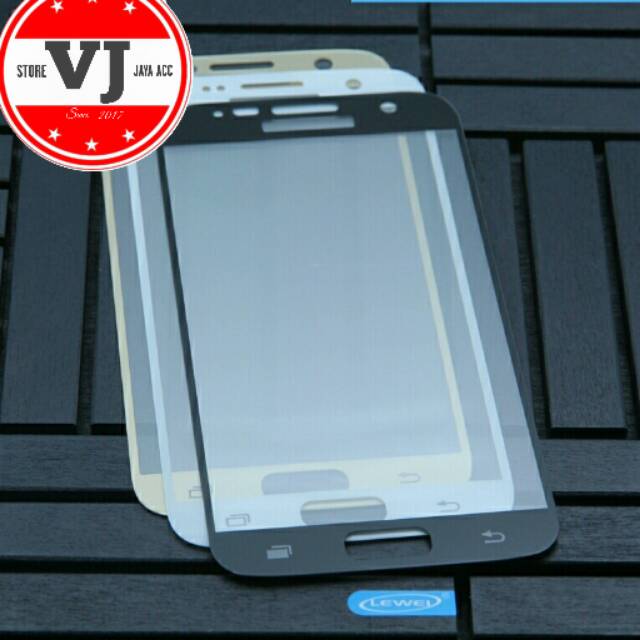 Tempered Glass Full Cover Samsung J7 Pro Anti Gores Warna Samsung J7 Pro