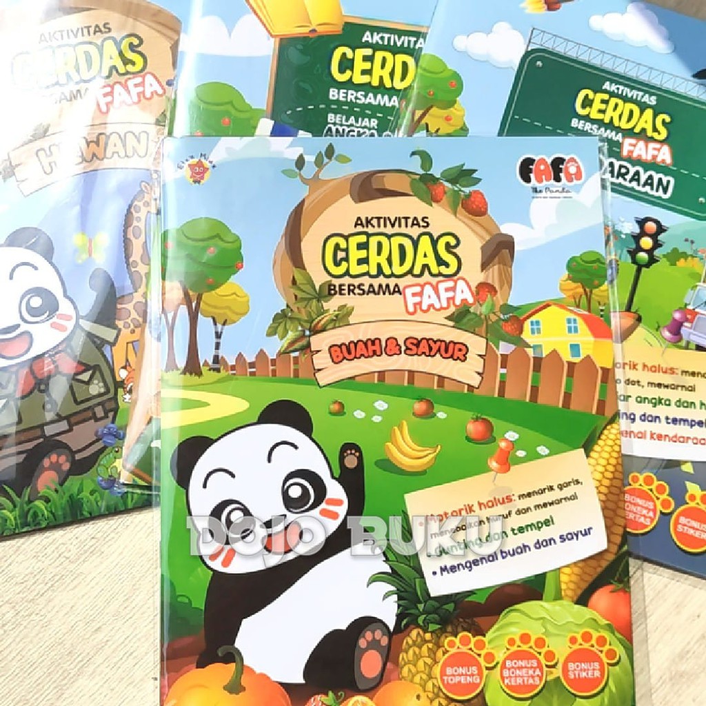 Seri Aktivitas Cerdas Bersama Fafa by Helena Irma/Kanimals