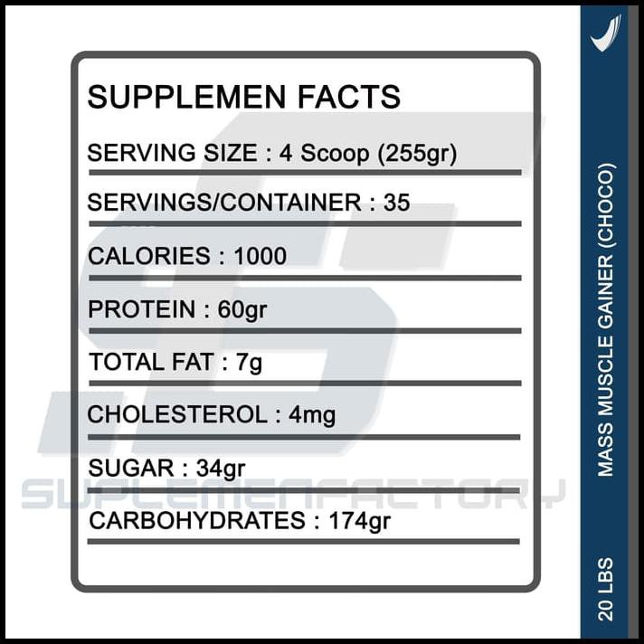 Terbatas - Elite Labs Mass Muscle Gainer 20 Lbs