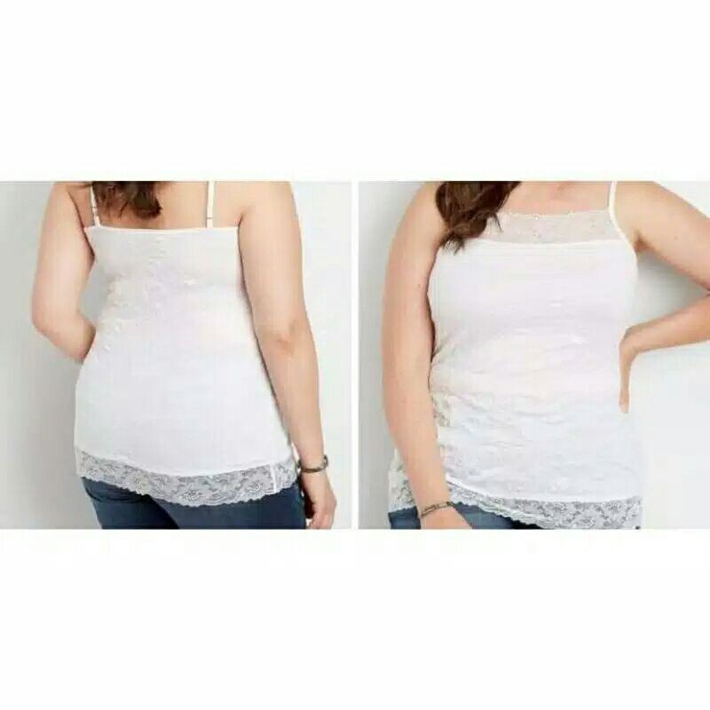 Branded Tanktop Maurices Big Size Jumbo Tanktop Wanita Paket / Isi 3 Pcs Original Branded